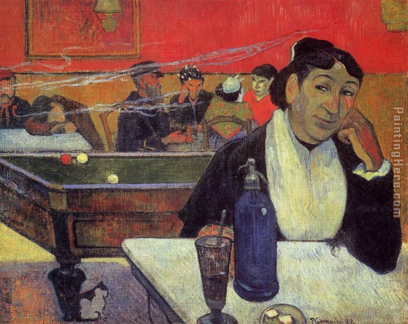 Night Cafe at Arles painting - Paul Gauguin Night Cafe at Arles art painting
